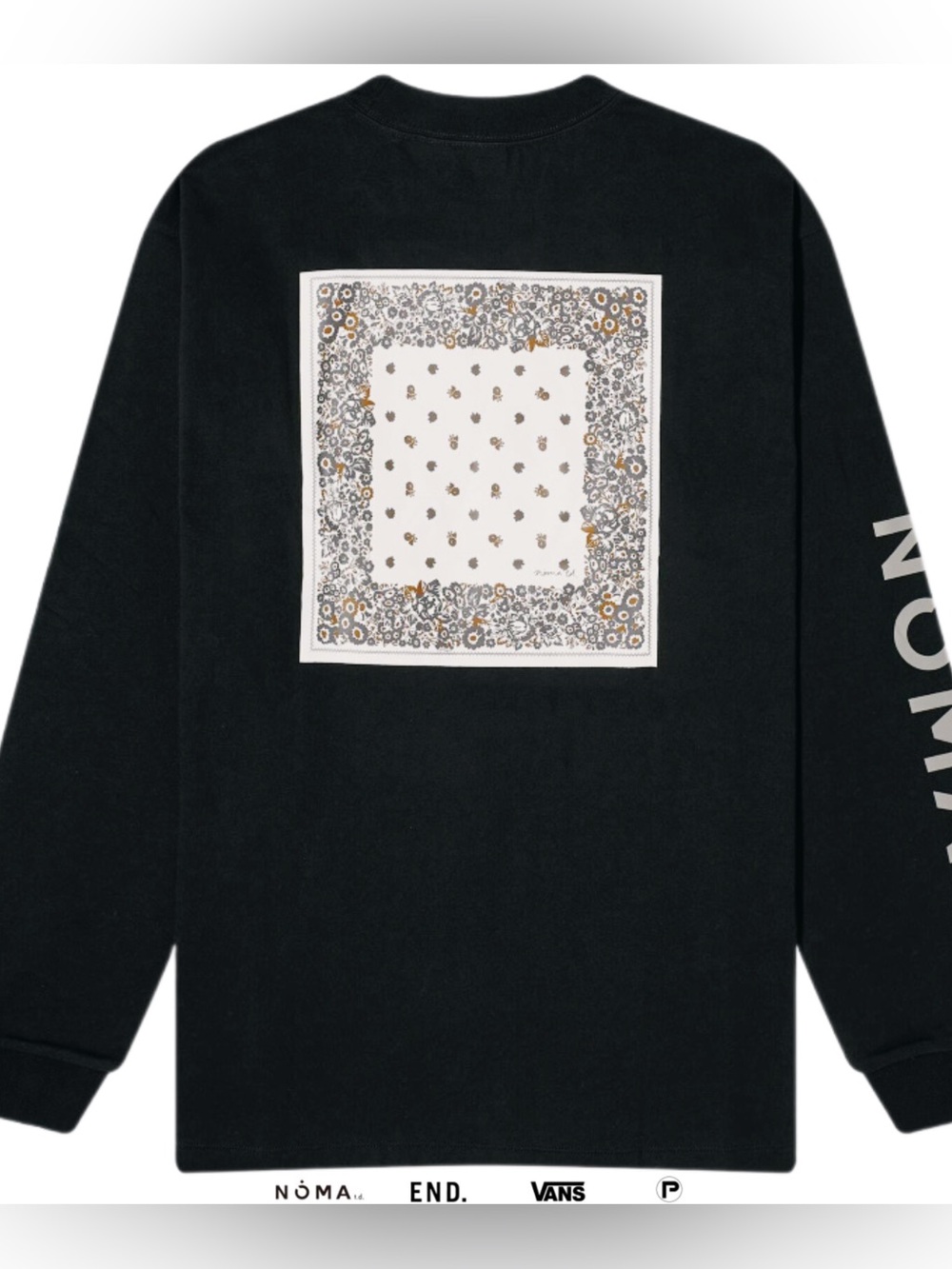 END. x NOMA T.D. Vans Long Sleeve Tee • Black • 2024